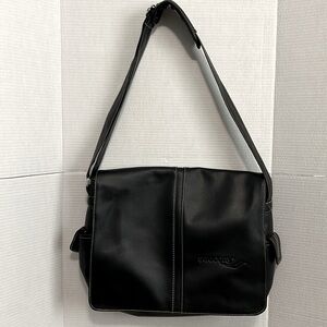 Vitronic Saucony Laptop/Messenger Bag, black.